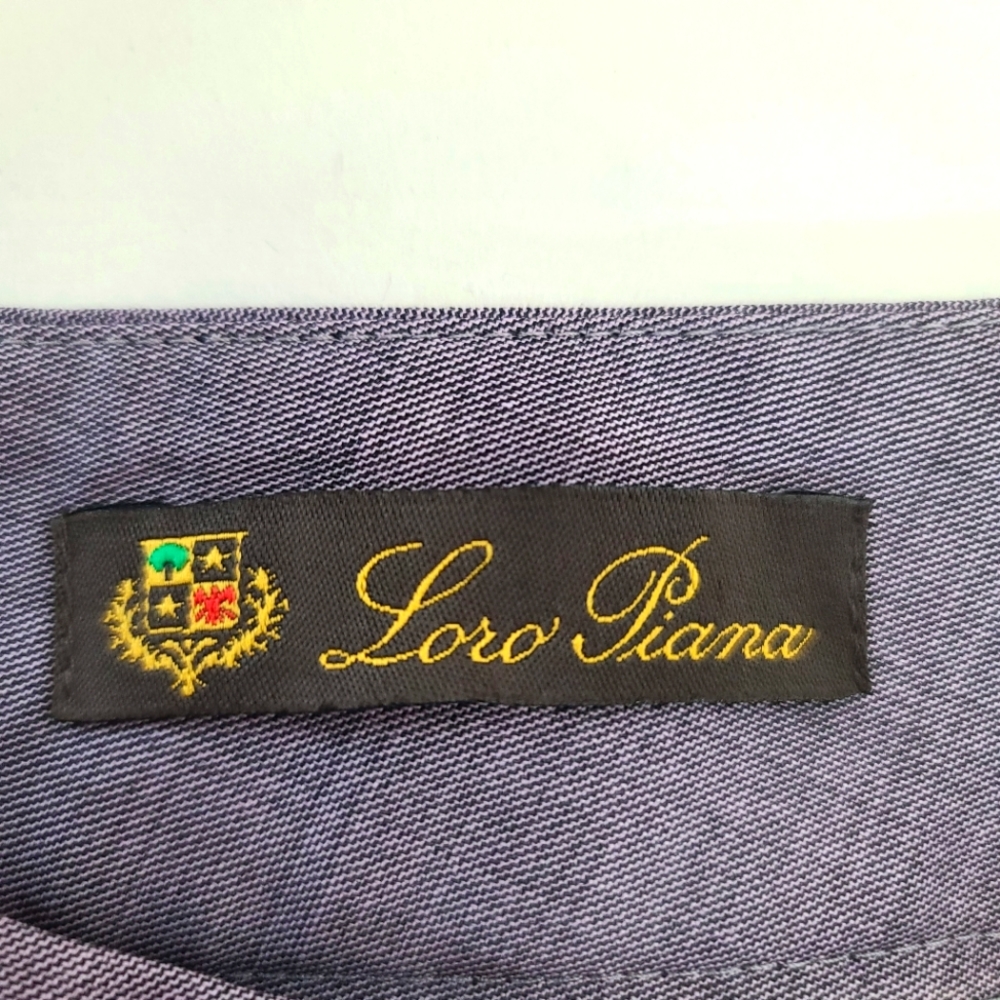 Loro Piana Wool Blend Classic Trousers – Italian Luxury Work Pants – Women’s 42 - Picture 5 of 10